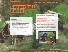 Tablet Screenshot of copperbeltcabin.com